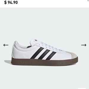 Adidas VL Court Base Classic White and Black Shoes